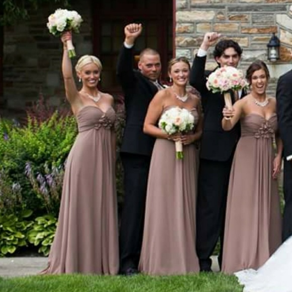 tan dresses for wedding